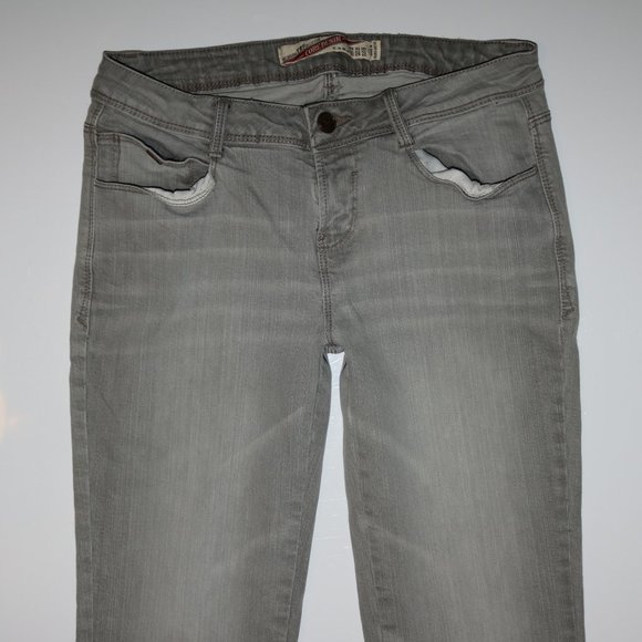 Zara Core Denim ORIGINAL TRF COLLECTION Grey Jeans - Picture 2 of 8